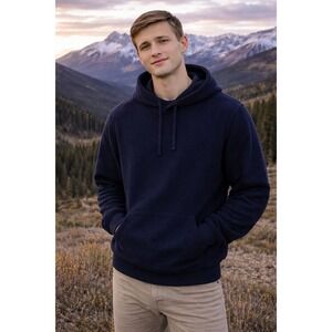 Gap men's navy fleece hoodie XS